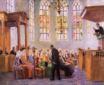 The Offertory Artwork by Gari Melchers