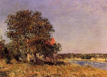 The Plain of Thomery and the Village of Champagne Artwork by Alfred Sisley