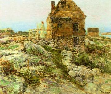 The Norwegian Cottage Artwork by Frederick Childe Hassam