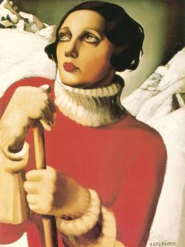 Saint Moritz Artwork by Tamara De Lempicka