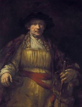 Self Portrait Artwork by Rembrandt van Rijn