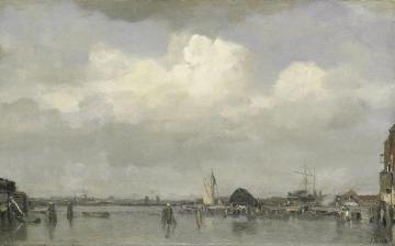Harbour View Artwork by Jacob Maris