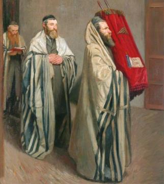 Carrying the Law Artwork by William Rothenstein