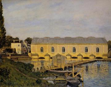 The Machine at Marly Artwork by Alfred Sisley