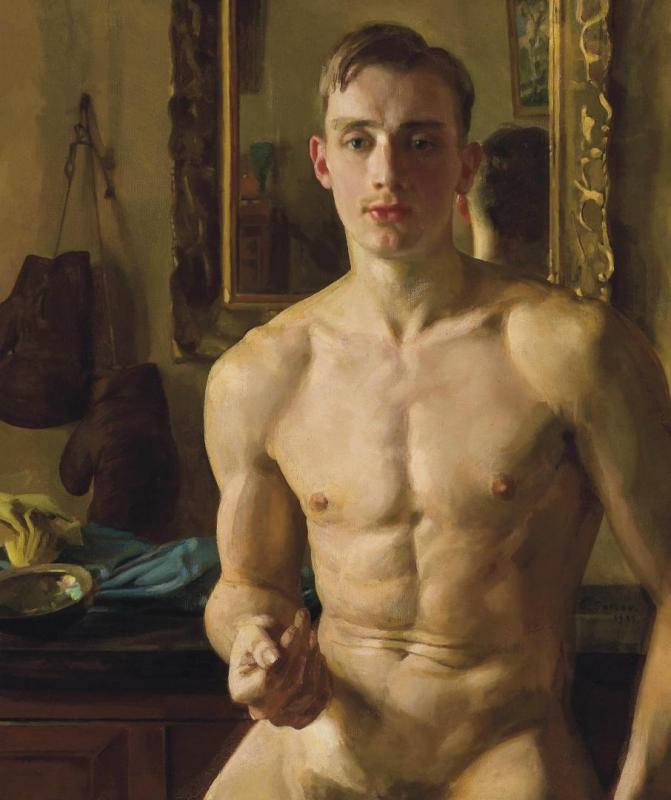 The Boxer Artwork by Konstantin Somov