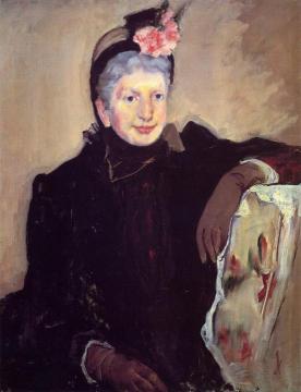 Portrait of an Elderly Lady Artwork by Mary Cassatt
