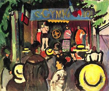 Travelling Show Artwork by Raoul Dufy