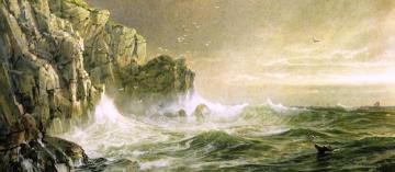 The Coast Of Cornwall Artwork by William Trost Richards