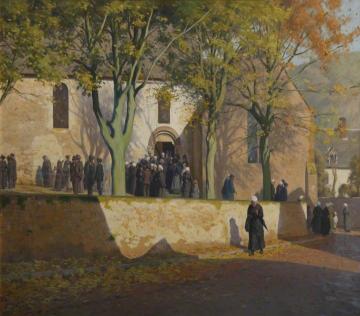 After The Service Artwork by Thomas Frederick Mason Sheard