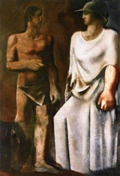 Work Artwork by Mario Sironi