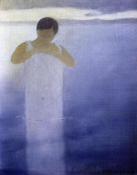 Bather In A Suit Artwork by Felix Vallotton