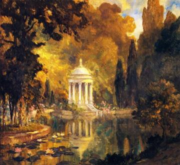 The Pool, Prince's Park, Arajnuez Artwork by Colin Campbell Cooper