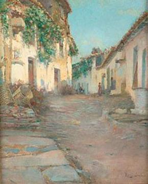 Pueblo Artwork by Eliseo Meifren i Roig