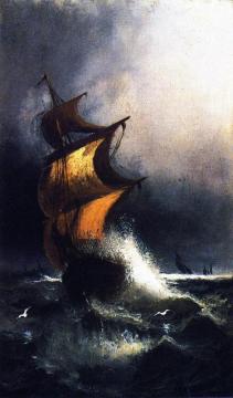 Ship In A Storm Artwork by Henry Ossawa Tanner