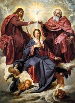 The Coronation Of The Virgin Artwork by Diego Velazquez