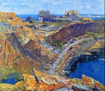 Old Quarry, Rockport Artwork by Harry Aiken Vincent