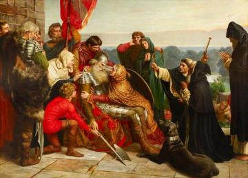 Death Of Siward The Strong Artwork by Valentine Cameron Prinsep