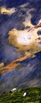 Peaceful Country Artwork by Franz Marc