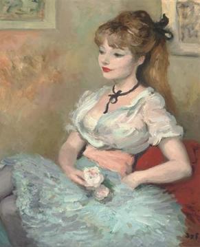 Claudine Artwork by Marcel Dyf