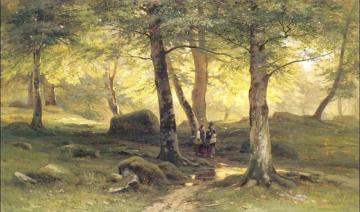 In Grove Artwork by Ivan Ivanovich Shishkin