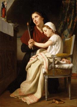 An Offering of Thanks Artwork by William Adolphe Bouguereau