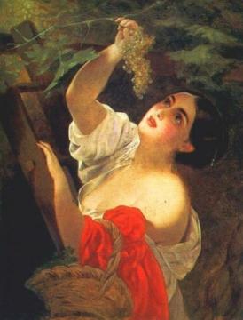 Italian Midday Artwork by Karl Pavlovich Bryullov