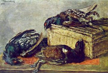 Still Life with Dead Game Artwork by Pyotr Konchalovsky