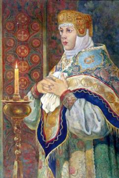 Noblewoman Artwork by Ivan Goryushkin-Sorokopudov