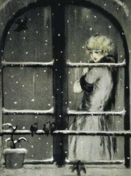Winter Artwork by Louis Icart