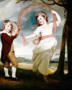 The Cornewall Children Artwork by George Romney