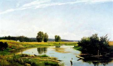 Landscape With A Lake Artwork by Ivan Ivanovich Shishkin