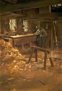 The Joiner Artwork by Ernest Townsend