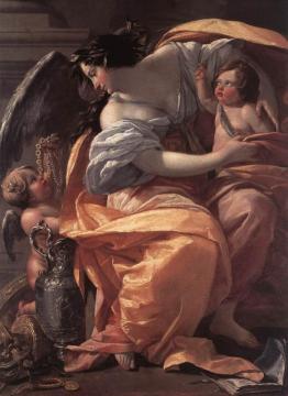 Allegory Of Wealth Artwork by Simon Vouet