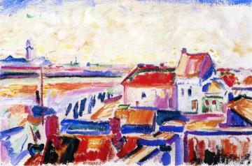 The Port of Antwerp Artwork by Emile-othon Friesz