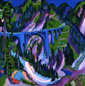 Bridge at Wiesen Artwork by Ernst Ludwig Kirchner