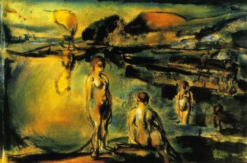 Bathing In A Lake Artwork by Georges Rouault