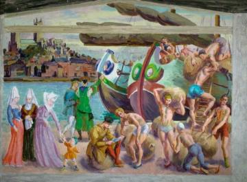 The Wool Staple In Medieval Lincoln Artwork by Duncan Grant