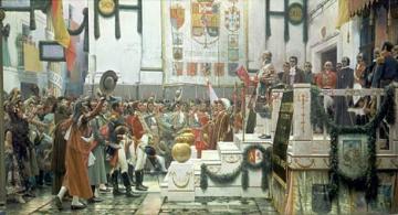 Cortes De Cadiz Artwork by Salvador Viniegra y Lasso de la Vega