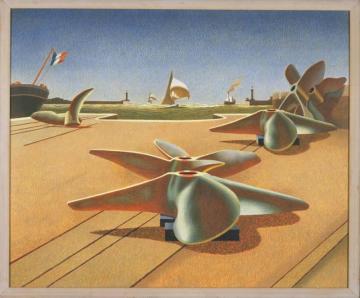 Bronze Ballet Artwork by Edward Wadsworth