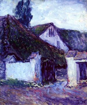 The Farmyard Gate, Evening Artwork by Robert Bevan