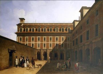 La Prison des Madelonnettes Artwork by Louis Leopold Boilly