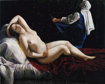 Danaë Artwork by Artemisia Gentileschi