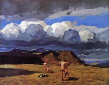 Men And Mountains Artwork by Rockwell Kent