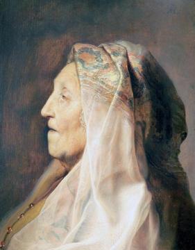 Profile Head Of An Old Woman Artwork by Jan Lievens