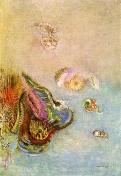 Animals of the Sea Artwork by Odilon Redon