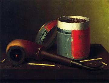 Still Life With Pipe Artwork by William Michael Harnett