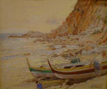 Barcas Artwork by Segundo Matilla Marina