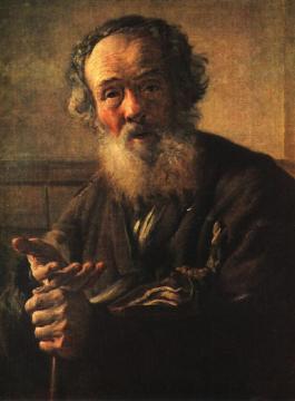 Old Beggar Artwork by Vasily Tropinin