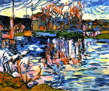 The Seine At Chatou Artwork by Maurice De Vlaminck