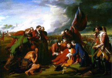 The Death Of General Wolfe Artwork by Benjamin West